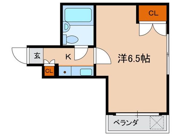 フルール板宿の物件間取画像